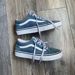 Vans dark teal shoes